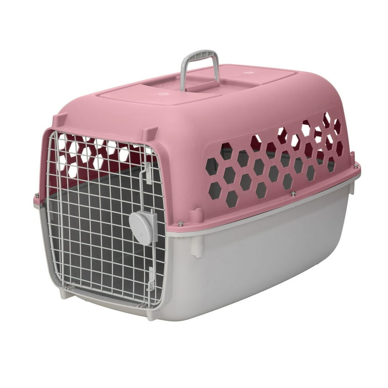 Vibrant Life Durable Plastic Kennel for Dogs & Cats, One Door