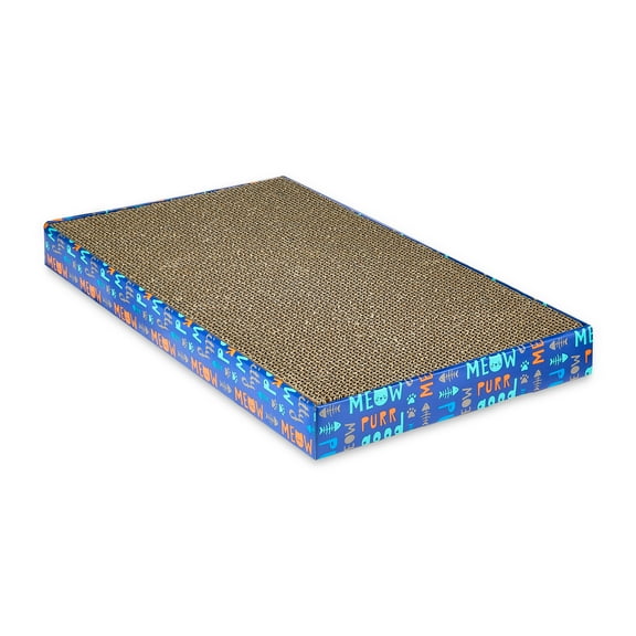 Vibrant Life XL Durable Multicolored Corrugated Cardboard Cat Scratching Pad