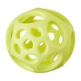 thumbnail image 1 of Vibrant Life Durable Rubber Yellow Lattice Ball Dog Toy, Chew Level 3, Medium, 1 of 11