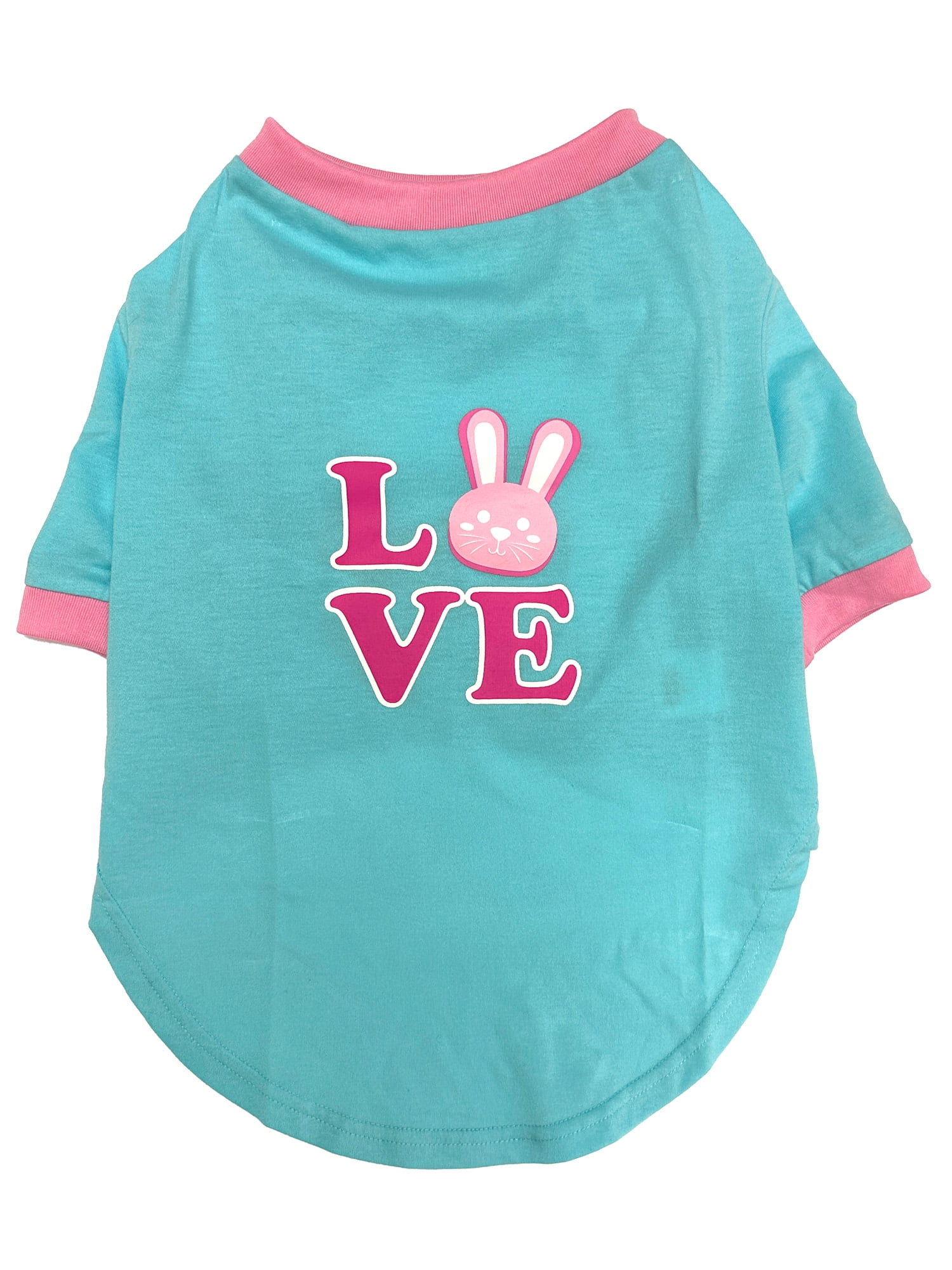 Flowers Blue Dog Long Sleeve T-Shirt main image 1