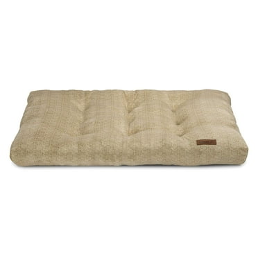 Vibrant Life Extra Large Dog Bed, Tufted Plush Tan 38" x 48"