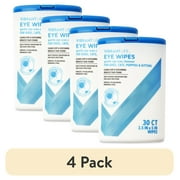 (4 pack) Vibrant Life Eye Wipes for Cats & Dogs, 30 Count