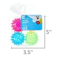 Vibrant Life Fetch Buddy Spiky Ball Fetch Dog Toys, 4Pack Small, color