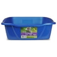 Vibrant Life Fit Fur Size Cat Litter Box, 18"L x 15"W, Blue