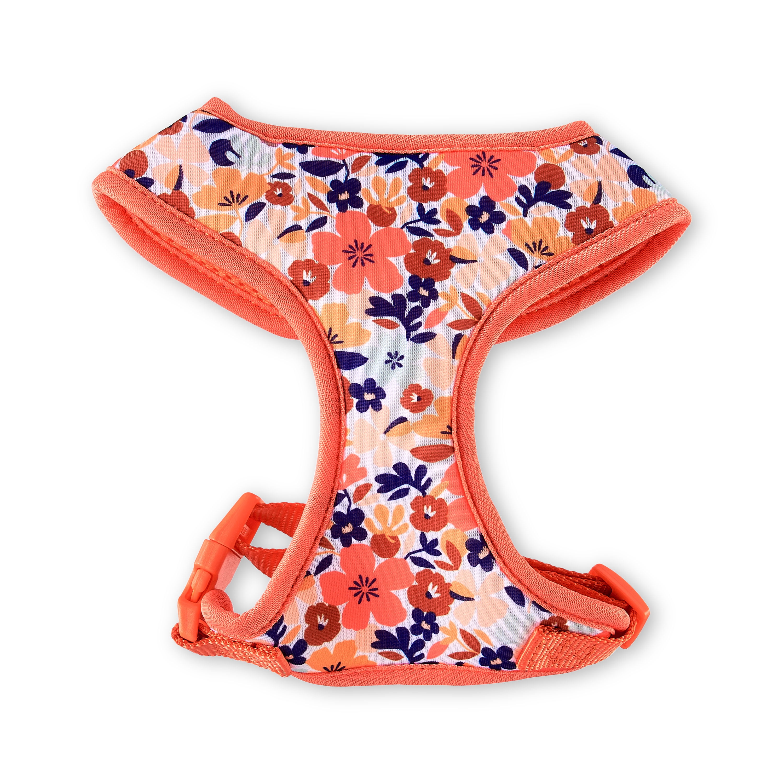 Vibrant Life Floral Dog Walking Harness Red Xs 12 inch to 14 inch Chest Size