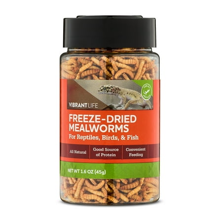 Vibrant Life Freeze-Dried Mealworms, 1.6 oz