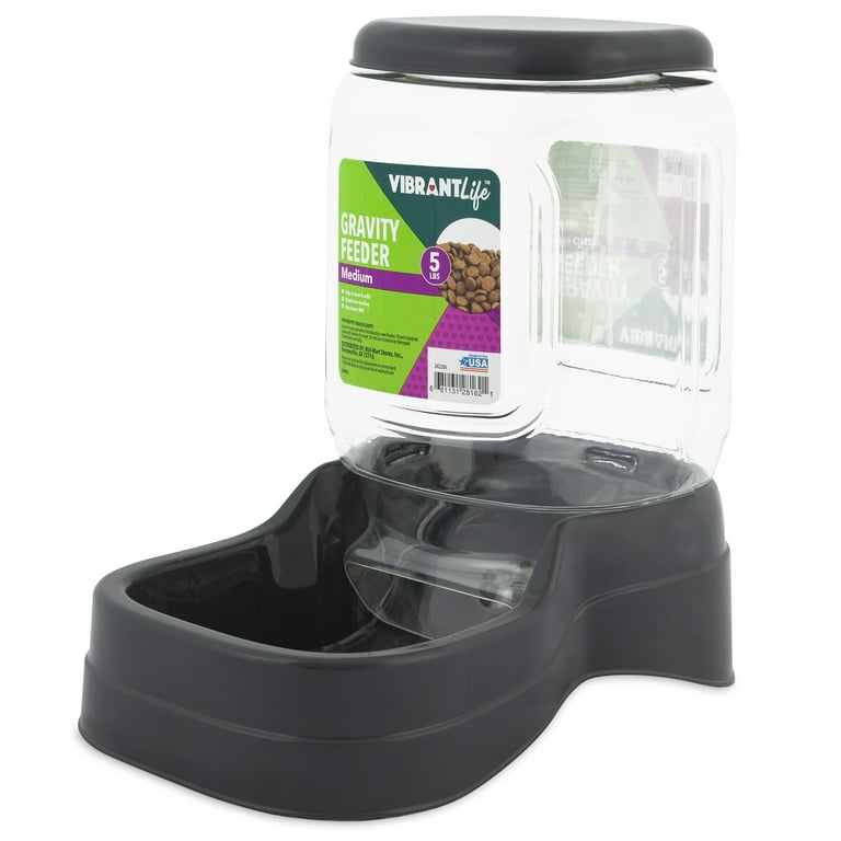 Vibrant Life Gravity Pet Feeder Medium 5 lbs