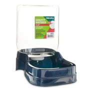 Vibrant Life Gravity Pet Waterer, Dark Blue, Small for Cats and Dogs, 0.75 Gallons