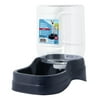 Vibrant Life Gravity Pet Waterer, Dark Blue,  for Cats and Dogs, 0.75 Gallons