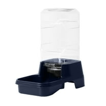 Vibrant Life Gravity Pet Waterer for Dogs and Cats, Extra Small XS, Navy, 0.4 Gallons