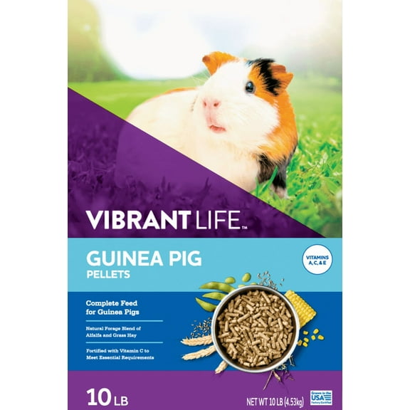 Vibrant Life Guinea Pig Pellets, 10 lb