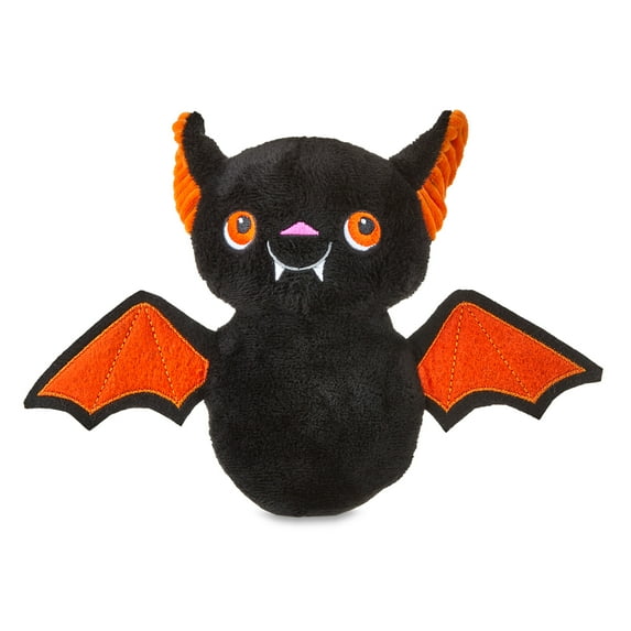 Vibrant Life Halloween 7in Squeaky Plush Dog Toy, Bat, Black