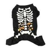 Vibrant Life Halloween Dog Clothes, Skeleton Full Of Candy Pajama, for Dogs or Cats, Size Extra Small