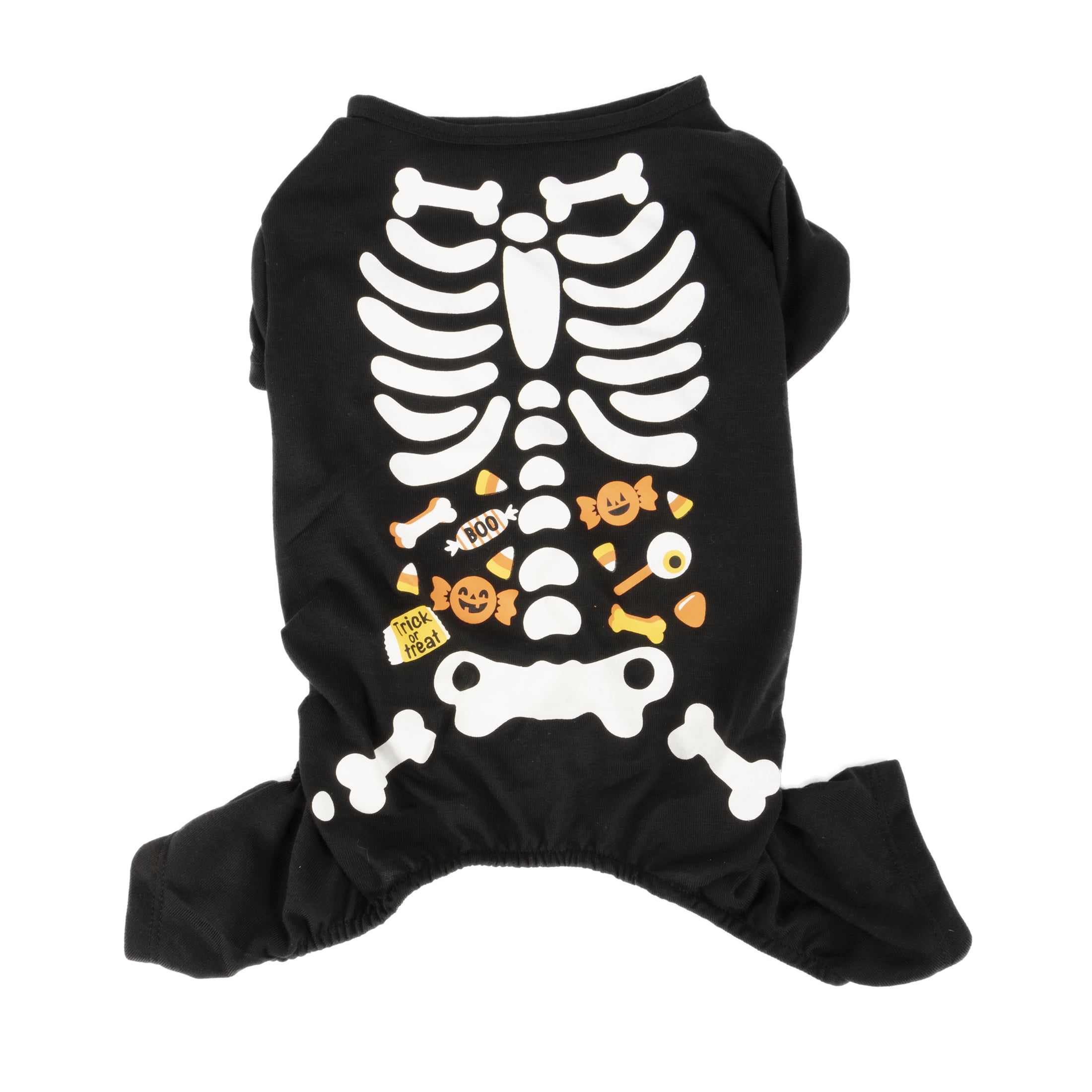 Vibrant Life Halloween Skeleton Full Of Candy Pajama, for Dogs or Cats, Size XXS