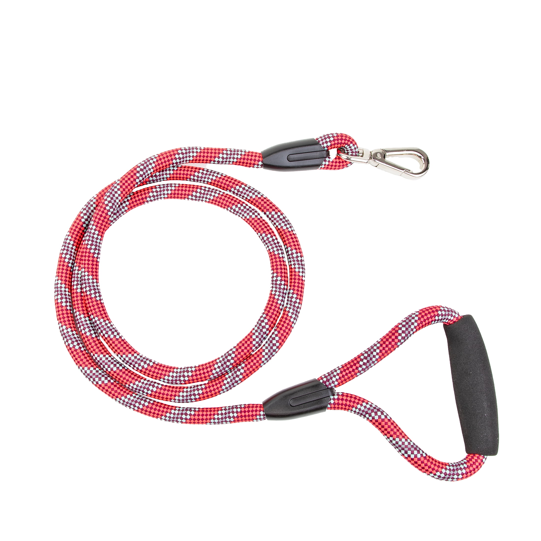 Vibrant Life Heavy Duty Reflective Rope Dog Leash, Red, 6Ft. Long ...