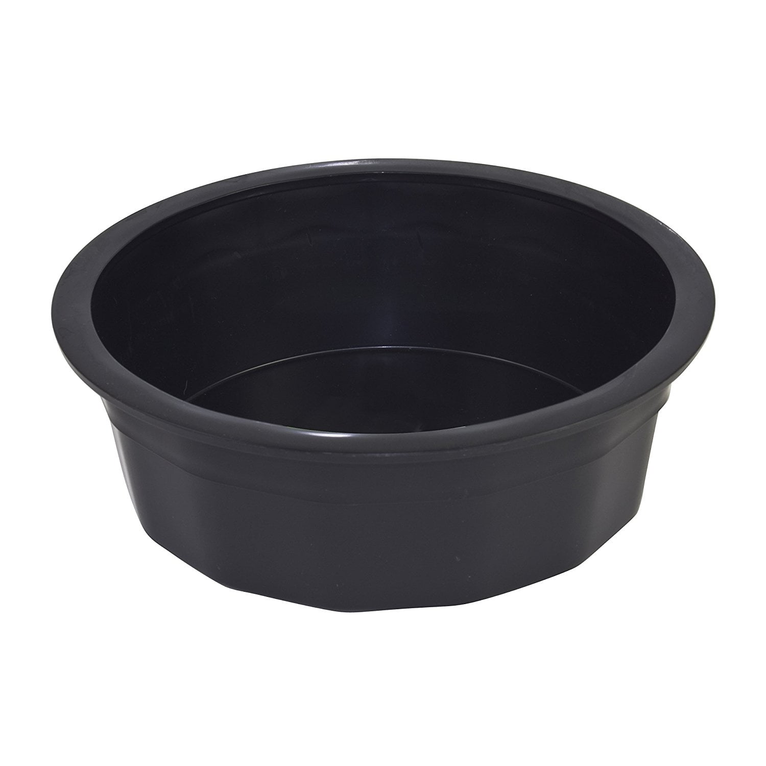 Vibrant Life Large Crock Dog Bowl, Black, Size: Large, 13.25 Cup
