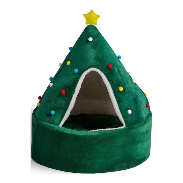 Vibrant Life Hideaway Xmas Tree Small Cat / Dog Bed
