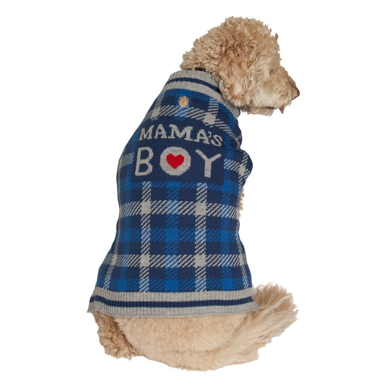 Vibrant Life Vlwntr Blue Mama`s Boy Plaid-l - Walmart.com