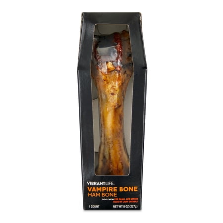 Vibrant Life Holiday Dog Treat Vampire Ham Bone, 8 oz