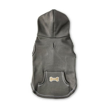 Vibrant Life Kanga Pocket Dog Hoodie, Gray, XS