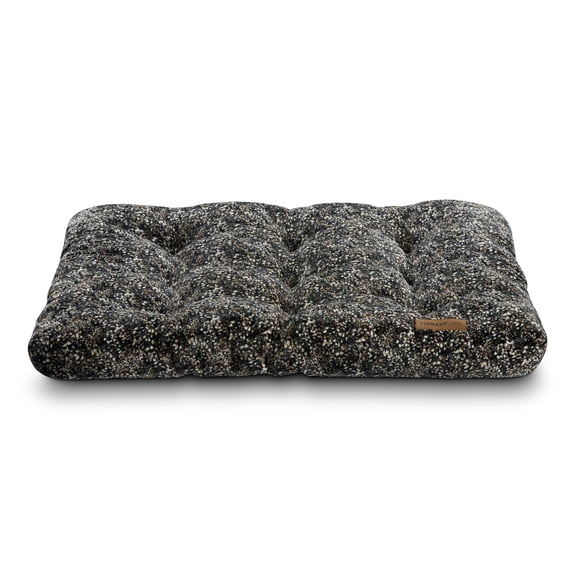 Vibrant Life Large Dog Bed, Plush Pillow Bed For Large Breeds, Large, 42" x 32", Black