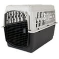 thumbnail image 1 of Vibrant Life Large Plastic Hard-Sided Pet Carrier, Black and Gray, 90 lb Limit, 1 of 9