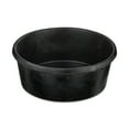 Vibrant Life Large Rubber Dog Bowl, Black, 3 Quart