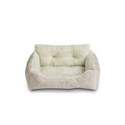 Vibrant Life Lounger Small Dog Bed, Pink 21" x 17"