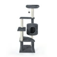 thumbnail image 1 of Vibrant Life Medium Cat Tree Tower with Scratching Post and Cozy Condo, Gray, 1 of 9