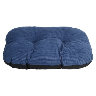 Vibrant Life Medium Rounded Rectangle Orthopedic Pet Pillow for Cats & Dogs, Blue