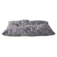 thumbnail image 1 of Vibrant Life Medium Tufted Plush Dog Bed, Gray Lattice, 1 of 7