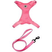 Vibrant Life Mesh Adjustable, Reflective Dog Walking Harness, with 4ft Leash included, Pink, Extra Small