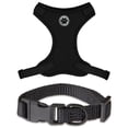 thumbnail image 1 of Vibrant Life Mesh Adjustable, Reflective Dog Walking Harness, with Dog Collar included, Black, Extra Small, 1 of 4