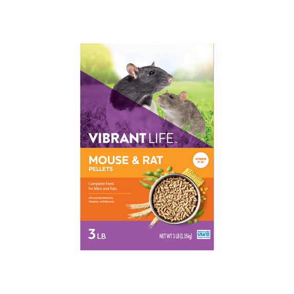 Vibrant Life Mouse and Rat Pellets, 3 lb
