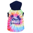 thumbnail image 1 of Vibrant Life Namaste Dog Hoodie, Blue, Extra Small, 1 of 5