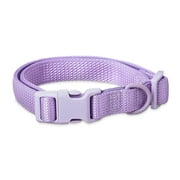 Vibrant Life Neoprene Cushioned Adjustable Dog Collar, Lilac, Medium