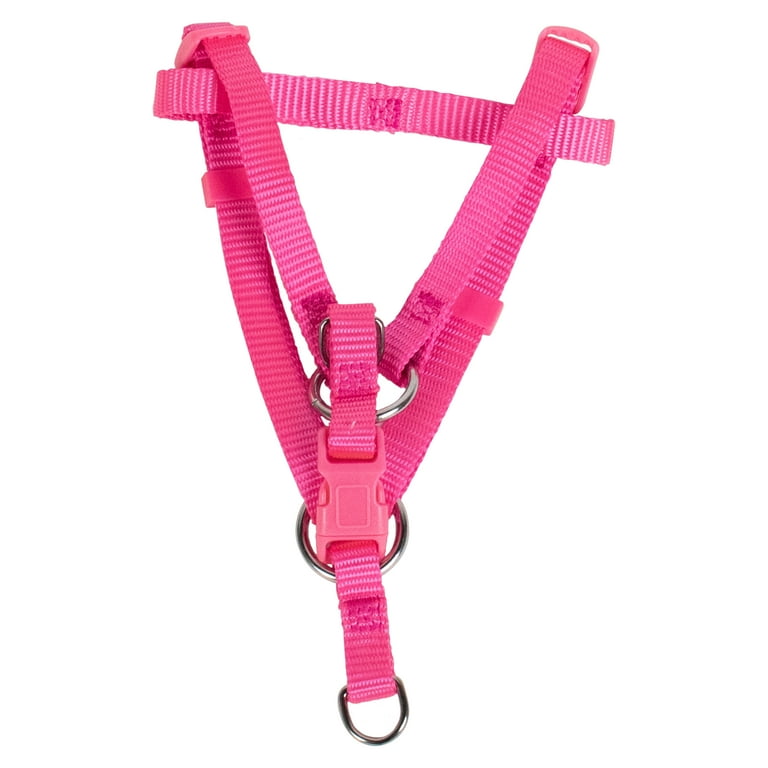 Vibrant Life Polyester Adjustable Step-in Dog Harness Pink