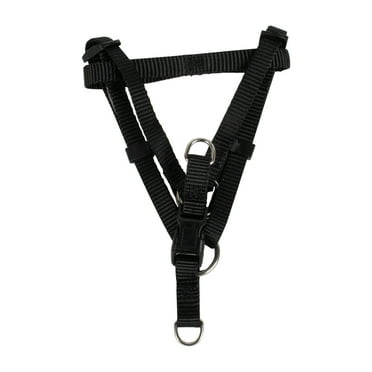 Vibrant Life Nylon Step-in Dog Harness, Black, S