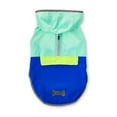 thumbnail image 1 of Vibrant Life Nylon Water Repellant Windbreaker Raincoat for Dogs, Blue, Medium, 1 of 5