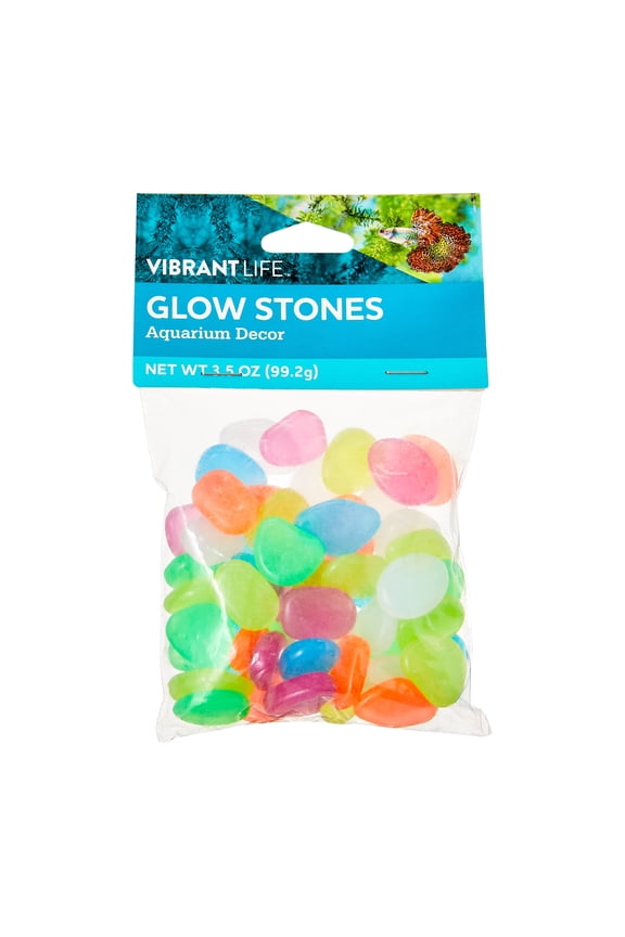 Glow Stones Aquarium Decor, 3.5 oz