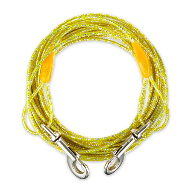 Vibrant Life Pattern VinylCovered TieOut for Dogs up to 125 Pounds, x