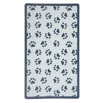 Vibrant Life Paw Print Vinyl Dog Food Placemat