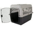thumbnail image 1 of Vibrant Life Pet Portable Kennel for Dogs, Hard-Sided Travel Carrier, Durable, Metal Door, Black & Grey, For Pets 50-70 lbs, 36" L x 25" W x 27" H, 1 of 12