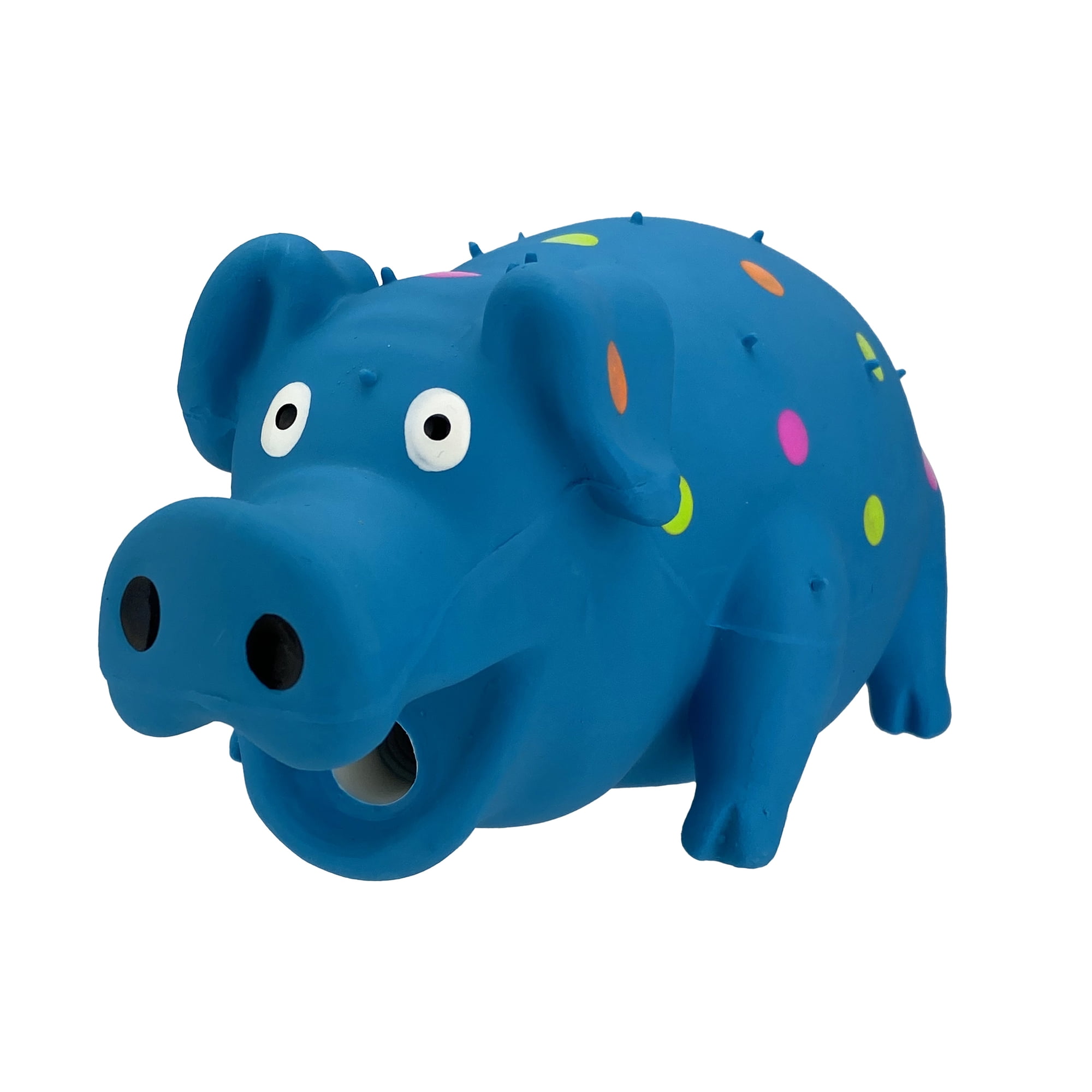 Vibrant Life Pig Dog Toy, Latex, Playful Buddy Pigglesworth, Chew Level 1