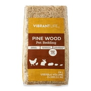 Vibrant Life Pine Wood Pet Bedding for Small Pets & Chickens, 24 L Bag