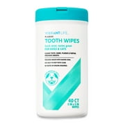 Vibrant Life Plaque Tooth Wipes for Cats & Dogs, 40 Count