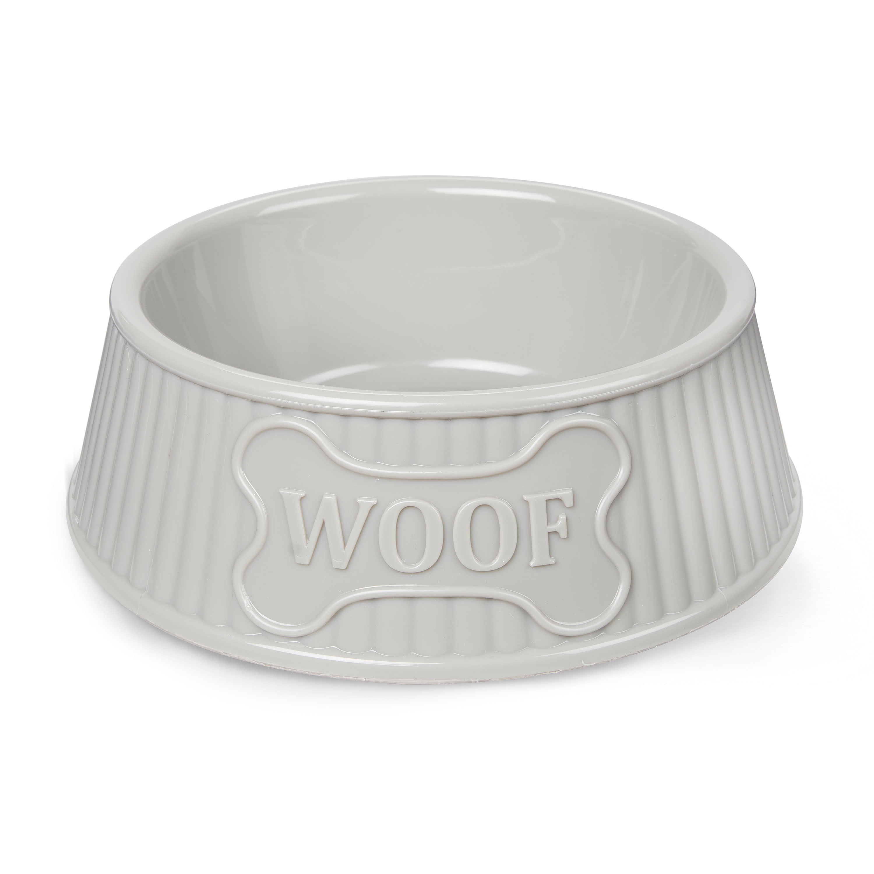 Vibrant Life Stainless Steel Dog Bowl with Paws, Large