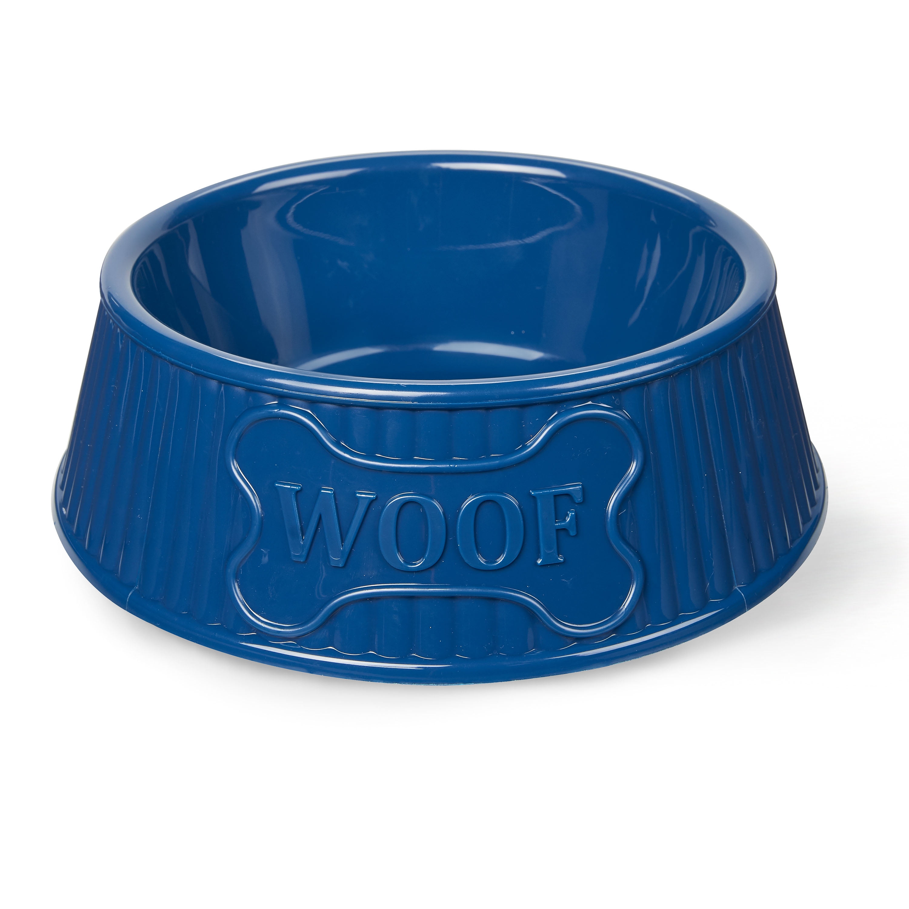 Forest Guys Dog Bowls Cat Bowls (Plastic Bowls, Blue 4-Pack)
