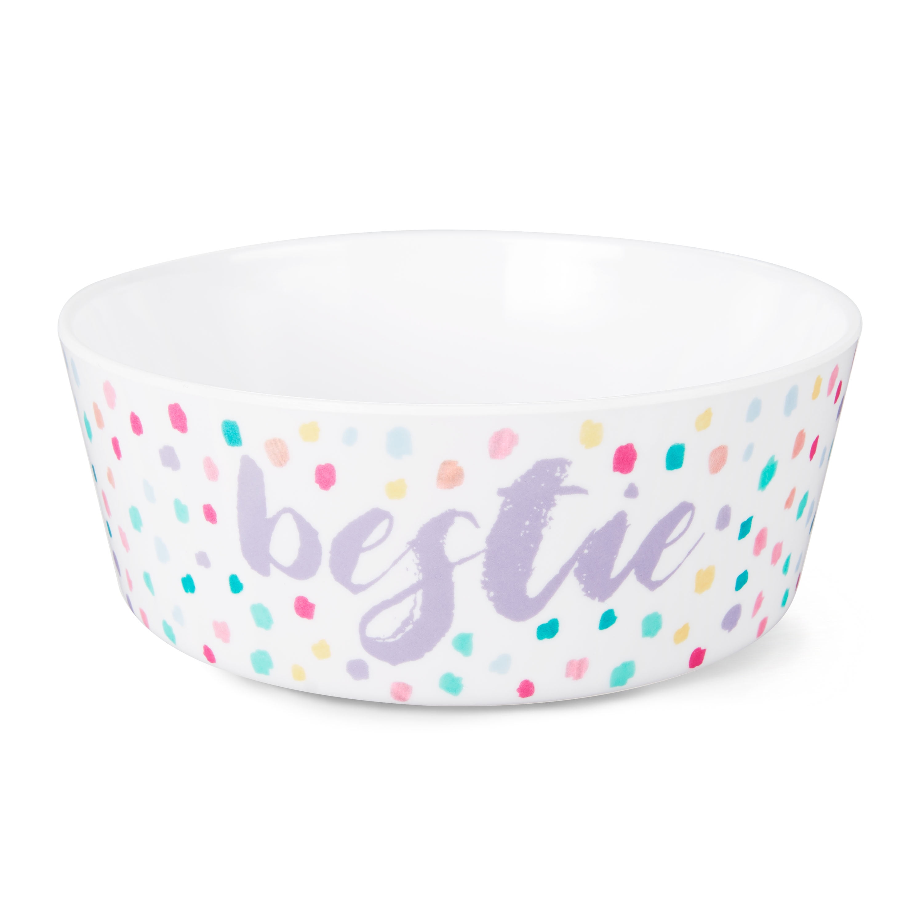 Vibrant Life Plastic Pet Bowl, Bestie, Medium
