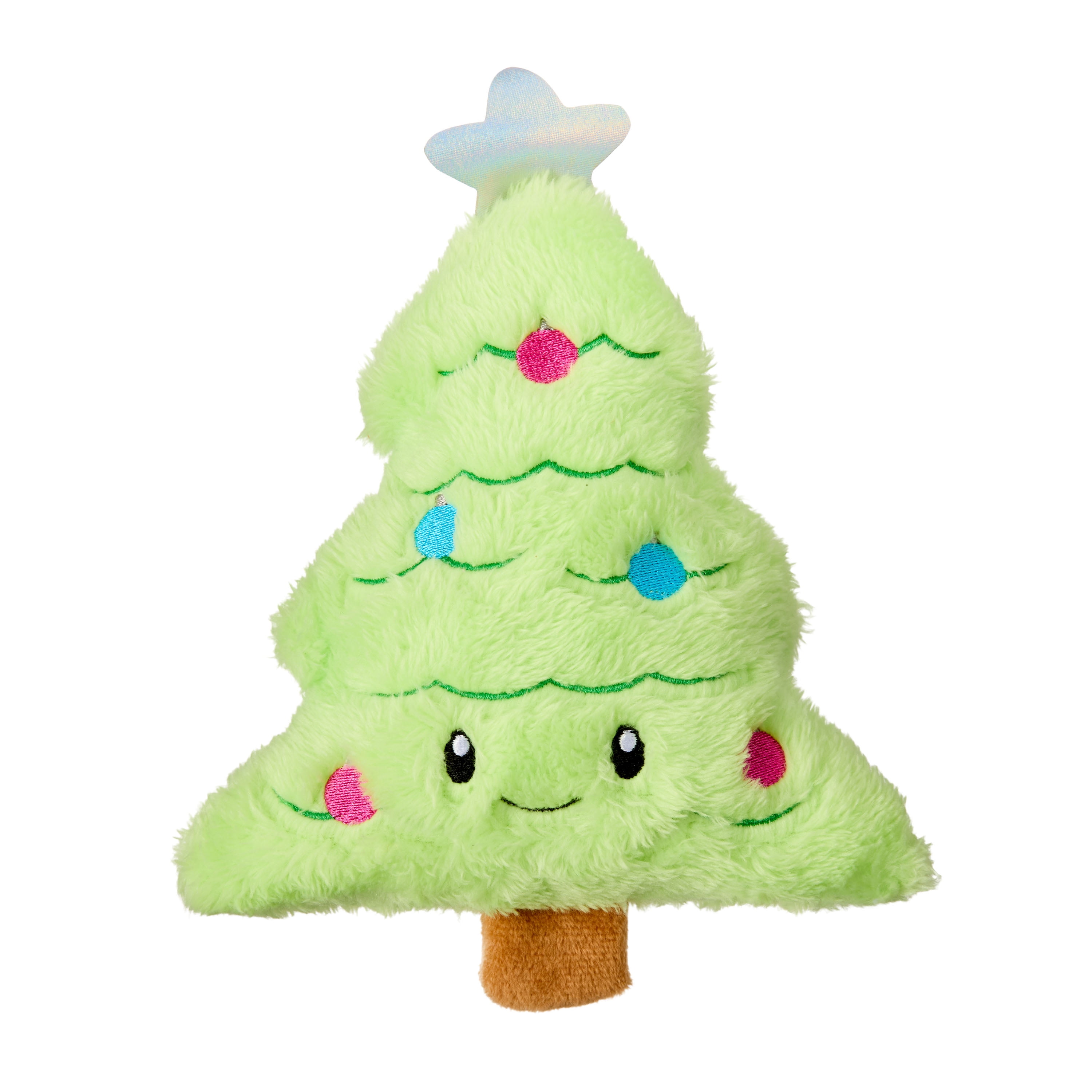 Vibrant Life Plush Dog Toy with Squeaker, Christmas Tree